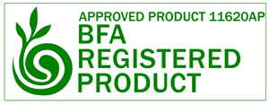 Approved Product 11620AP BFA Registered Product